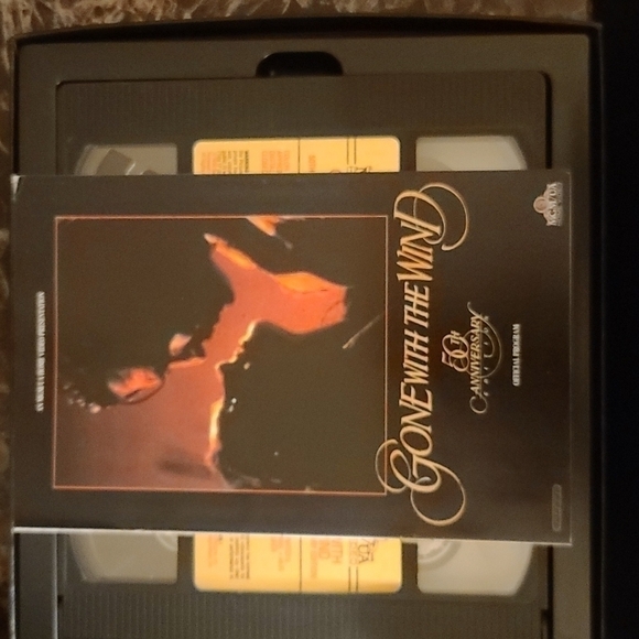 1989 Gone with the Wind 50th Anniversary VHS Set Of 2 Classic Movie Turn… - Picture 4 of 4
